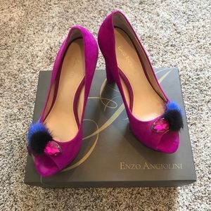 Enzo Angiolini ‘Redcarpet’ peep toe pump
